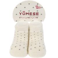 جوراب نوزادی یومسه مدل 3804 طرح خال خال Yumese 3804PolkaDot Children and Baby Clothes Socks