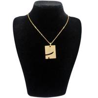 گردنبند آی جواهر طرح حرف ب کد 11107GH