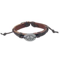 دستبند چرمی الفین مدل el02030 Elfin el02030 Leather Bracelet