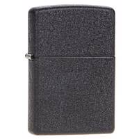 فندک زیپو مدل Reg Black Crackle کد 236 Zippo Reg Black Crackle 236 Lighter