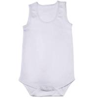 زیر دکمه دار رکابی دولوو طرح سفید Davalloo White Under Button Singlet