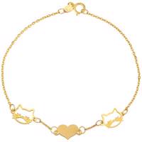 دستبند طلا 18 عیار ماهک مدل MB0248 Maahak MB0248 Gold Bracelet