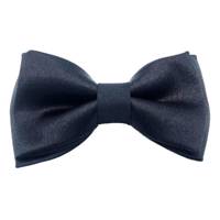 پاپیون ساتن ساده هکس ایران مدل PS-BLK BRAQ Hextie Simple Matte Black Satin Bowtie