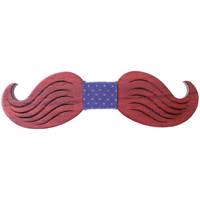 پاپیون چوبی فاره دیزاین مدل سبیل کد 01 FareDesign Mustache Wood Papillon