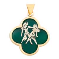 آویز گردنبند طلا 18 عیار مرجان مدل0132 Marjan 0132 Gold Necklace Pendant Plaque