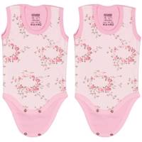 ست زیر دکمه دار رکابی پوشیران مدل Rosette - بسته 2 عددی Pooshiran Rosette Under Button Singlet Set Pack Of 2