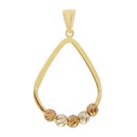 آویز گردنبند طلا 18 عیار شانا مدل N-SG60 Shana N-SG60 Gold Necklace Pendant Plaque