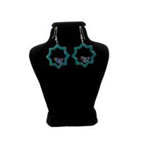 گوشواره گالری بهشت مدل حوض و پرنده طرح 5