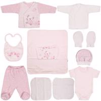ست لباس نوزاد سی سیم بی بی مدل Hello Kity بسته 10 عددی Ciccim Baby Hello Kity Baby Clothing Set Pack Of 10