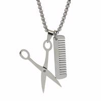 گردنبند لوکسین طرح شانه و قیچی مدل N613 Loxin Comb And Scissors N613 Necklace