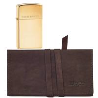 ست فندک زیپو مدل 1654 و کیف سیگار پیچ زیپو zippo 1654 with smok bag