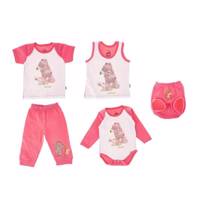 ست لباس نوزادی آدمک مدل 931001 Adamak 931001 Baby Clothes Set