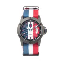 ساعت مچی عقربه ای توولو طرح پرچم فرانسه Twelve France Flag Sport Watch