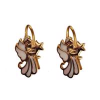 گوشواره طلا 18 عیار گالری آمانژ مدل D208