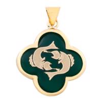 آویز گردنبند طلا 18 عیار مرجان مدل0141 Marjan 0141 Gold Necklace Pendant Plaque