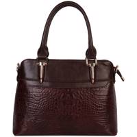 کیف رو دوشی زنانه رویال چرم مدل WB7-DarkBrown