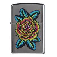 فندک زیپو مدل Flower Tattoo Zippo Flower Tattoo Lighter