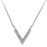 گردنبند نقره شهر جواهر مدل SJ-ZN011 Shahrejavaher SJ-ZN011 Silver Necklace