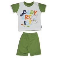 ست لباس پسرانه آدمک مدل 1675001GRE Adamak 1675001GRE Baby Boy Clothing Set