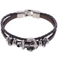 دستبند چرمی جی دبلیو ال مدل B15144 JWL B15144 Bracelets