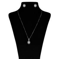 نیم ست نقره مایا مدل MSS073 Maya MSS073 Silver Half Set