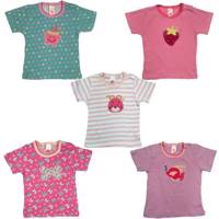 ست تیشرت کارترز مدل 602-24-3 بسته 5عددی18تا 24 ماه carters 602-3tshirt 5pack