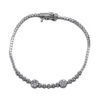 دستبند طلا 18 عیار جواهری سون مدل 1960 Seven Jewelry C1960 Gold Bracelet