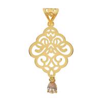 آویز گردنبند طلا 18 عیار شانا مدل N-SG75 Shana N-SG75 Gold Necklace Pendant Plaque