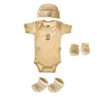 ست لباس نوزادی بی بی مینک مدل Para کد BM840 Baby Mink Para BM840 Baby Clothes Set