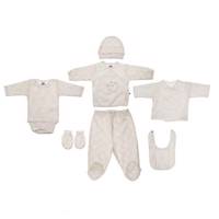 ست لباس نوزادی کارامل مدل ZK2187K Caramell ZK2187K Baby Clothes Set