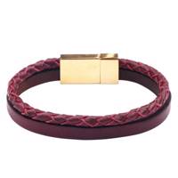 دستبند چرمی آتیس کد I500NB Atiss I500NB Leather Bracelet