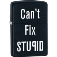 فندک زیپو مدل Cant Fix Stupid کد 28664 Zippo Cant Fix Stupid 28664 Lighter