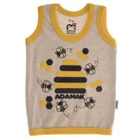 زیرپوش رکابی نوزادی آدمک مدل Bee Adamak Bee Baby Singlet