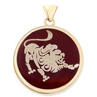 آویز گردنبند طلا 18 عیار مرجان مدل 0104 - Marjan 0104 Gold Necklace Pendant Plaque