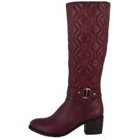 بوت زنانه چرم طبیعی شهرچرم مدل 8-T39321 - LC T39321-8 Boot For Women