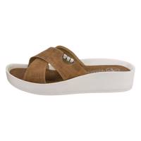 صندل طبی زنانه مسعود مدل 2710 عسلی Masoud 2710 Anatomic Sandals For Women