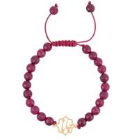 دستبند طلا 18 عیار رزا مدل BS83 - Rosa BS83 Gold Bracelet