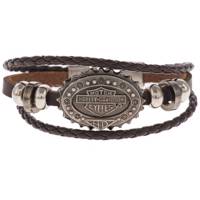 دستبند چرمی جی دبلیو ال مدل B15115 JWL B15115 Bracelets