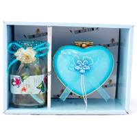 جعبه جواهرات به همراه شیشه عشق ایرسا مدل Gift Box-7 - Irsa Jewelry Box-7 Love Glass And Heart box