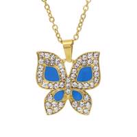 گردنبند لوکسین طرح پروانه مدل N599 Loxin Butterfly N599 Necklace