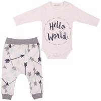 ست لباس پسرانه کیدبو مدل Hello World Kidboo Hello World Baby Boy Clothing Set