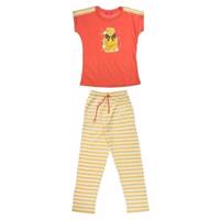 تی شرت و شلوار دخترانه پی جامه1671B Pijame 1671B T-shirt And Pants For Girls