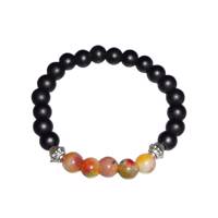 دستبند سنگ نیلوسرا طرح سنگ عقیق کد 9605 Niloosara Stone Bracelet Code 9605
