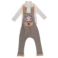 ست لباس دخترانه موشی مدل 16S1-019 Mushi 16S1-019 Baby Girl Clothing Set