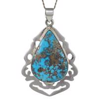 گردنبند فیروزه تاج گوهر مدل TG240