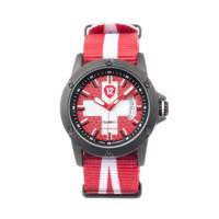 ساعت مچی عقربه ای توولو طرح پرچم سوییس Twelve Switzerland Flag Sport Watch