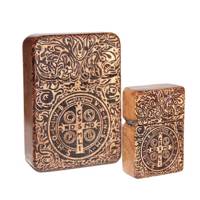 ست فندک و جاسیگاری چوبیسم مدل Constantin Constantin choobism Cigarette Case