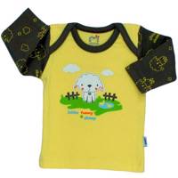 تی شرت آستین بلند نوزادی آدمک مدل Sheep - Adamak Sheep Baby T Shirt With Long Sleeve