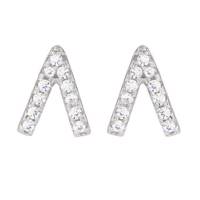 گوشواره نقره اقلیمه کد EN3 eghlimeh EN3 silver earring