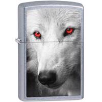 فندک زیپو مدل Wolf With Red Eyes کد 28877 Zippo Wolf With Red Eyes 28877 Lighter